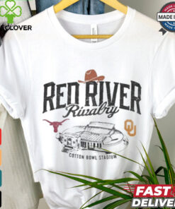 Champion Texas Longhorns vs. Oklahoma Sooners Red River Rivalry Stadium Match Up Vintage t shirt