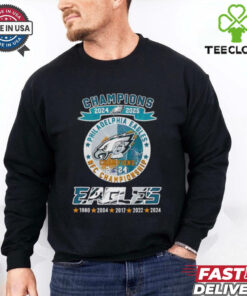Champions 2024 2025 Philadelphia Eagles NFC Championship shirt