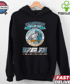 Champions 2024 2025 Philadelphia Eagles NFC Championship shirt