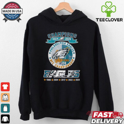 Champions 2024 2025 Philadelphia Eagles NFC Championship shirt