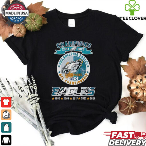 Champions 2024 2025 Philadelphia Eagles NFC Championship shirt
