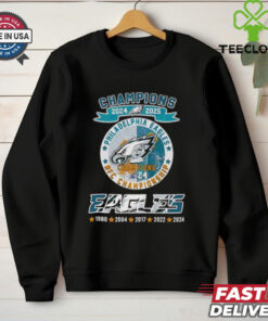 Champions 2024 2025 Philadelphia Eagles NFC Championship shirt