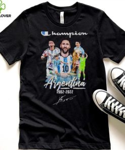 Champions Argentina 1902 2022 World Cup Qatar signature shirt