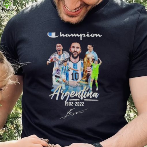 Champions Argentina 1902 2022 World Cup Qatar signature hoodie, sweater, longsleeve, shirt v-neck, t-shirt