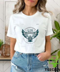Champions Lix Super Bowl New Orleans 2017 2024 2x Super Bowl Champs Philadelphia Eagles Eagle Mascot Shirt