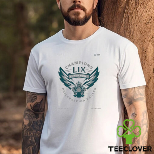 Champions Lix Super Bowl New Orleans 2017 2024 2x Super Bowl Champs Philadelphia Eagles Eagle Mascot Shirt