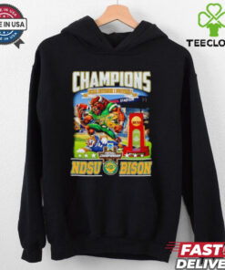 Champions NCAA Division I Football 2025 NDSU Bison mascot shirt
