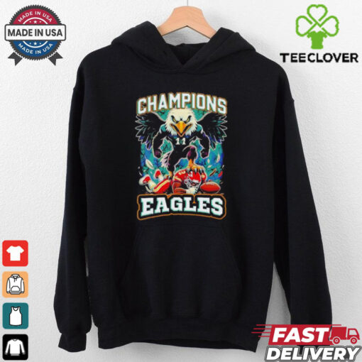Champions Philadelphia Eagles Super Bowl Lix Mascot shirt