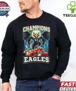 Champions Philadelphia Eagles Super Bowl Lix Mascot shirt