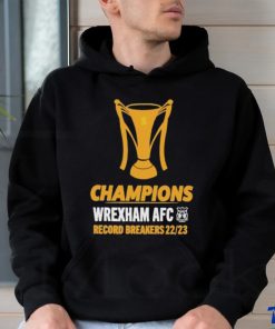 Champions wrexham AFC record breakers 22 23 T shirt