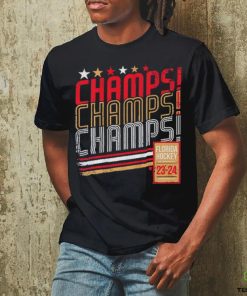 Champs Champs Champs Florida Panthers 2023 24 Stanley Cup Shirt