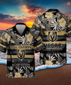 Champs Vegas Golden Knights NHL Hawaiian Shirt Gift For Hockey Fans