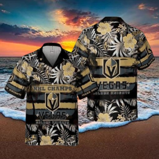 Champs Vegas Golden Knights NHL Hawaiian Shirt Gift For Hockey Fans