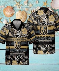 Champs Vegas Golden Knights NHL Hawaiian Shirt Gift For Hockey Fans