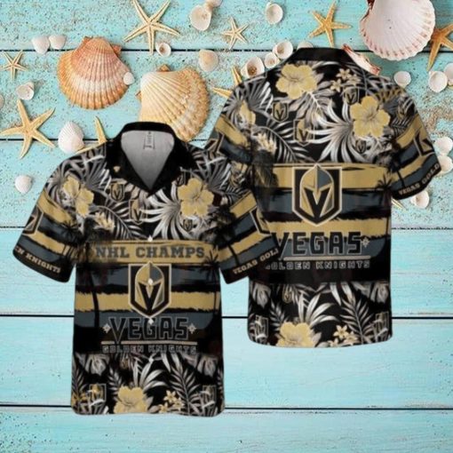 Champs Vegas Golden Knights NHL Hawaiian Shirt Gift For Hockey Fans