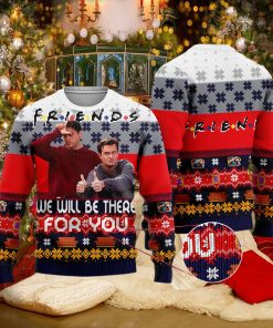 Chandler Bing Joey Tribbiani Friends Knit Ugly Christmas Sweater