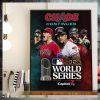 The Texas Rangers Are World Series Champions For The First Time In Franchise History Home Decor Poster Canvas