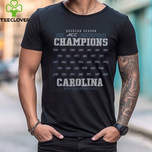 Chapel Hill Sportswear 2024 ACC Regular Season Men's Basketball CHAMPIONS Shirt