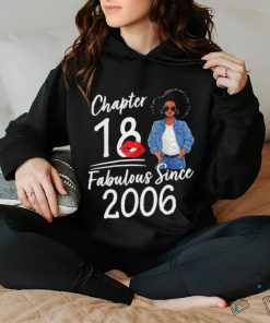 Chapter 18 Fabulous Since 2006 18th Birthday Afro Black Girl Shirt