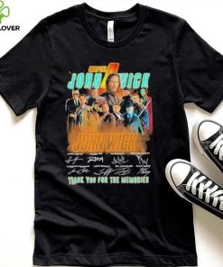 Chapter john wick team film thank you for the memories T shirt 2 Chapter john wick team film thank you for the memories T shirt