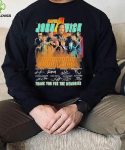 Chapter john wick team film thank you for the memories T shirt 4 Chapter john wick team film thank you for the memories T shirt