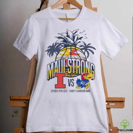 Charity Exhibition Game 2023 Maui Strong Illinois Vs Kansas Basketball Shirt