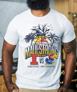 Charity Exhibition Game 2023 Maui Strong Illinois Vs Kansas Basketball Shirt