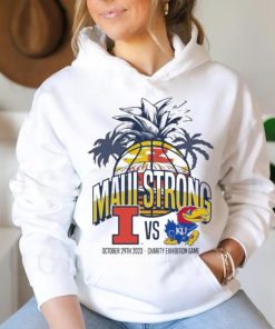 Charity Exhibition Game 2023 Maui Strong Illinois Vs Kansas Basketball Shirt