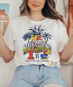 Charity Exhibition Game 2023 Maui Strong Illinois Vs Kansas Basketball Shirt