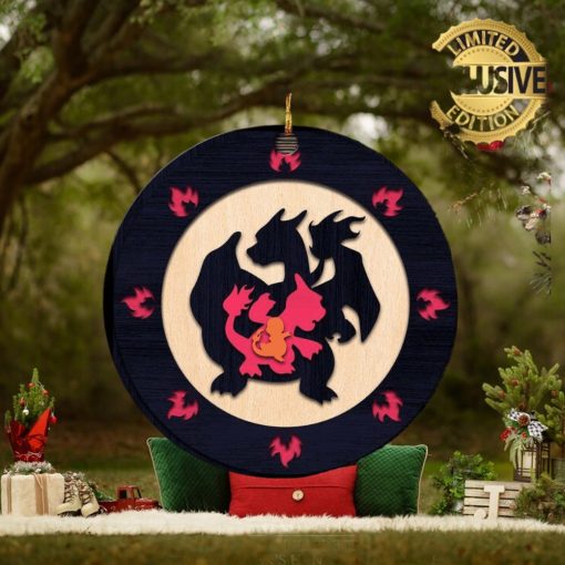 Charizard Evolution Pokemon Christmas Decorations Ornament