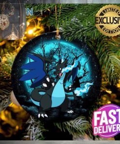 Charizard Mega X Moonlight Pokemon Christmas Decorations Ornament
