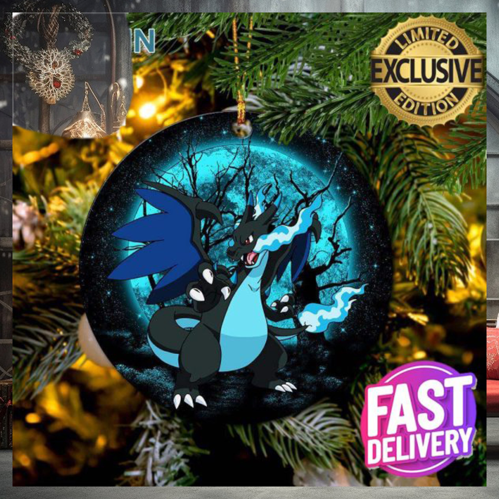Charizard Mega X Moonlight Pokemon Christmas Decorations Ornament Charizard Mega X Moonlight Pokemon Christmas Decorations Ornament