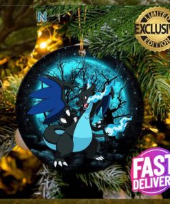 Charizard Mega X Moonlight Pokemon Christmas Decorations Ornament