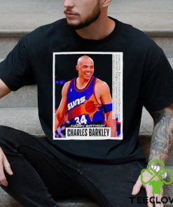 Charles Barkley Happy Birthday poster shirt