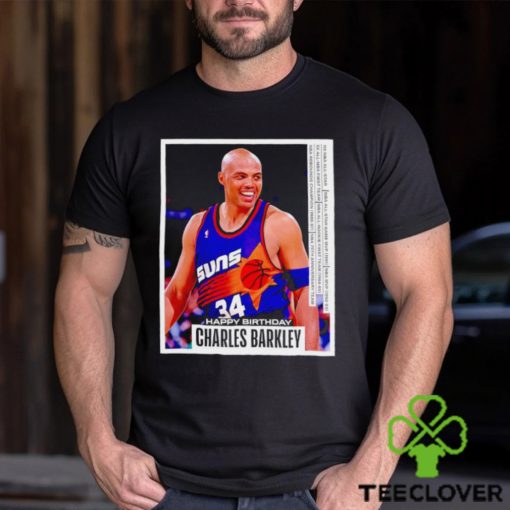 Charles Barkley Happy Birthday poster hoodie, sweater, longsleeve, shirt v-neck, t-shirt