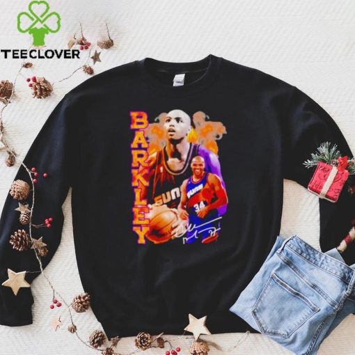 Charles Barkley basketball player signature shirt