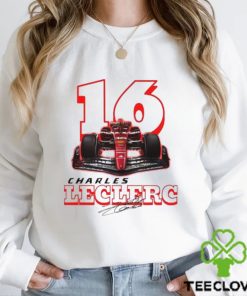Charles Leclerc Formula One Sweatshirt F1 Two Sides T Shirt Shirt Unisex