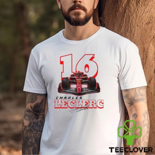 Charles Leclerc Formula One Sweatshirt F1 Two Sides T Shirt Shirt Unisex