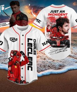 Charles Leclerc Just An Inchident Custom Baseball Jersey