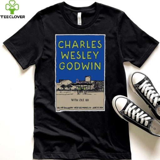 Charles Wesley Godwin June 27 2024 At Val Air Ballroom In West Des Moines IA Poster hoodie, sweater, longsleeve, shirt v-neck, t-shirt