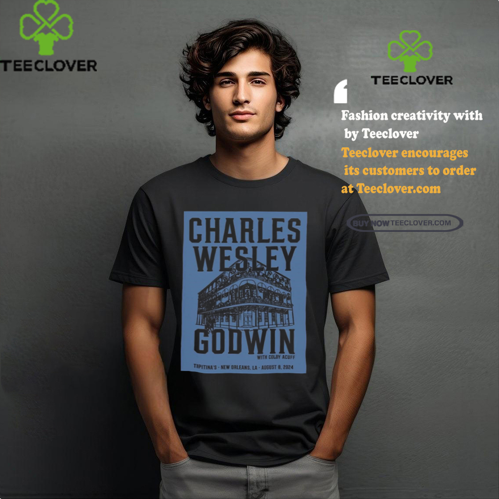 Charles Wesley Godwin New Orleans Tour August 8 2024 Limited Poster Shirt Charles Wesley Godwin New Orleans Tour August 8 2024 Limited Poster Shirt
