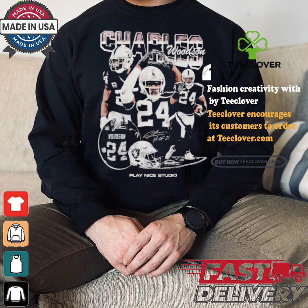 Charles Woodson Bootleg Las Vegas Raiders Play Nice Studio shirt Charles Woodson Bootleg Las Vegas Raiders Play Nice Studio shirt