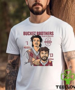 Charleston NCAA Men's Basketball Ben Burnham and Frankie Policelli Bucket Brothers Caricature T Shirt