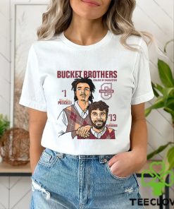 Charleston NCAA Men's Basketball Ben Burnham and Frankie Policelli Bucket Brothers Caricature T Shirt