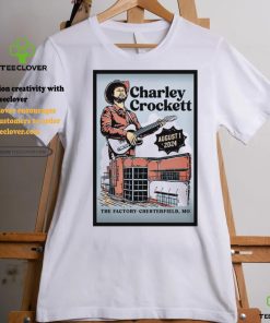 Charley Crockett Aug 1 2024 The Factory Chesterfield MO Poster shirt 3 Charley Crockett Aug 1 2024 The Factory Chesterfield MO Poster shirt