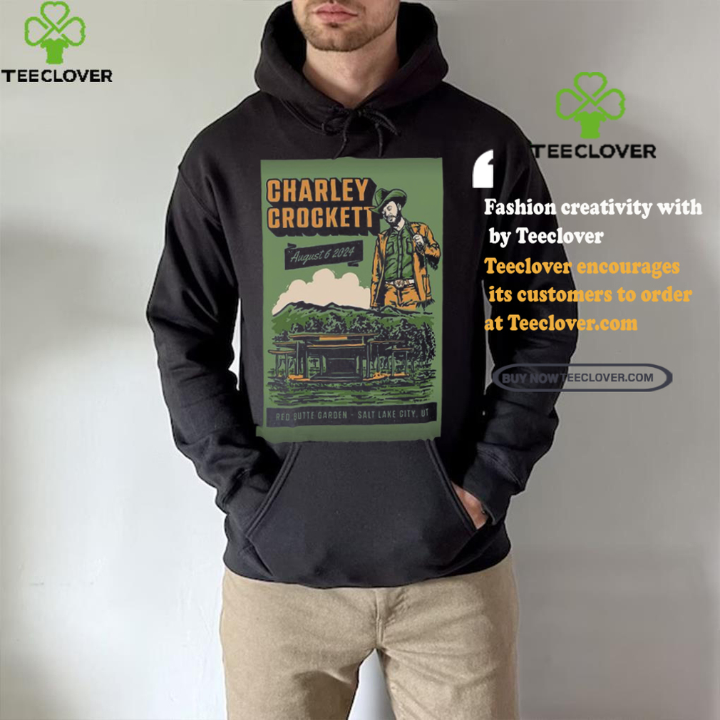 Charley Crockett Aug 6 2024 Red Butte Garden Amphitheatre In Salt Lake City UT Poster Shirt Charley Crockett Aug 6 2024 Red Butte Garden Amphitheatre In Salt Lake City UT Poster Shirt