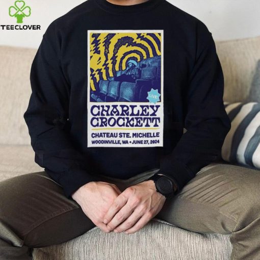 Charley Crockett Chateau Ste. Michelle Winery Woodinville WA June 27 2024 Poster shirt