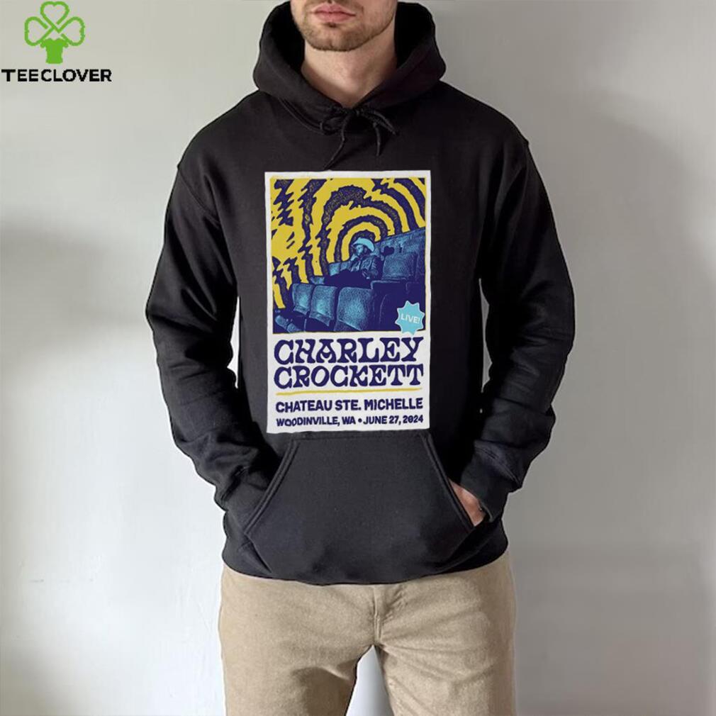 Charley Crockett Chateau Ste. Michelle Winery Woodinville WA June 27 2024 Poster shirt Charley Crockett Chateau Ste. Michelle Winery Woodinville WA June 27 2024 Poster shirt
