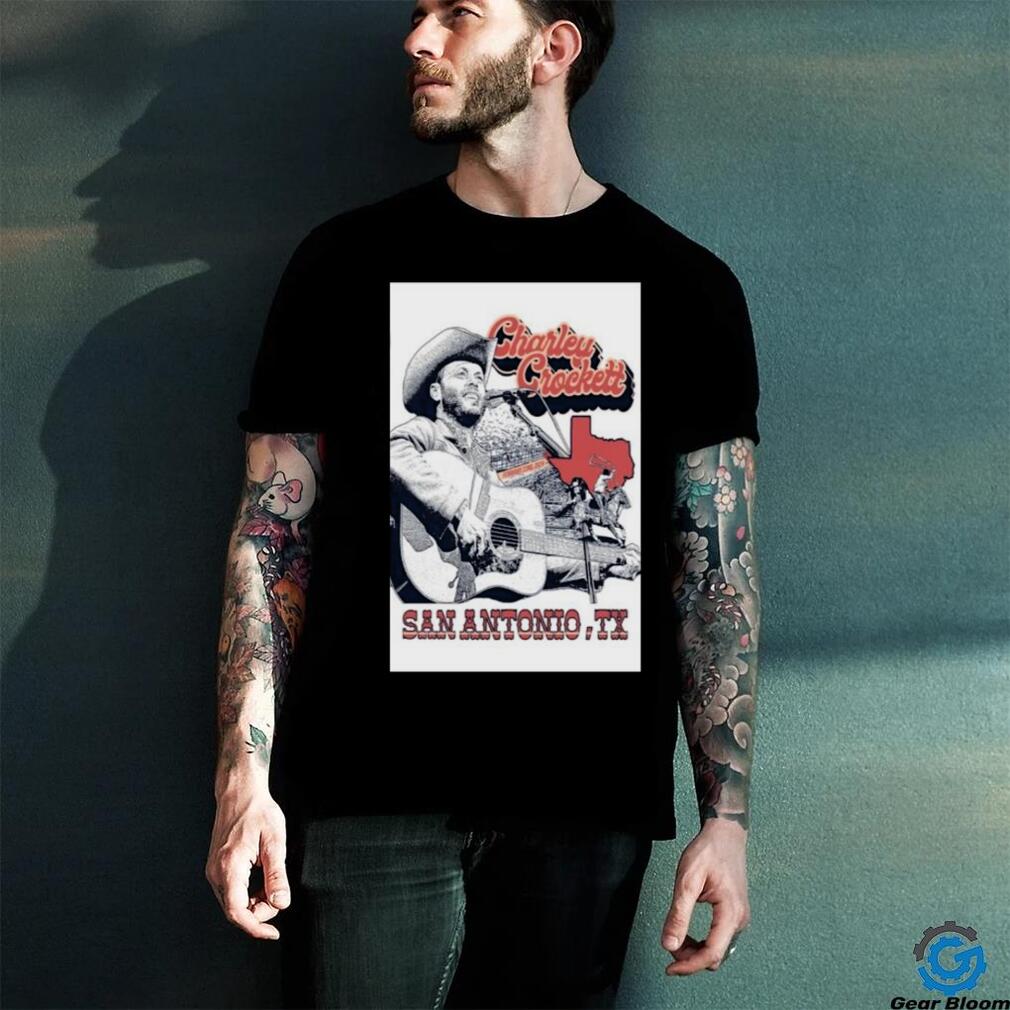 Charley Crockett San Antonio, Frost Bank Center 22 Feb 2024 poster shirt Charley Crockett San Antonio, Frost Bank Center 22 Feb 2024 poster shirt