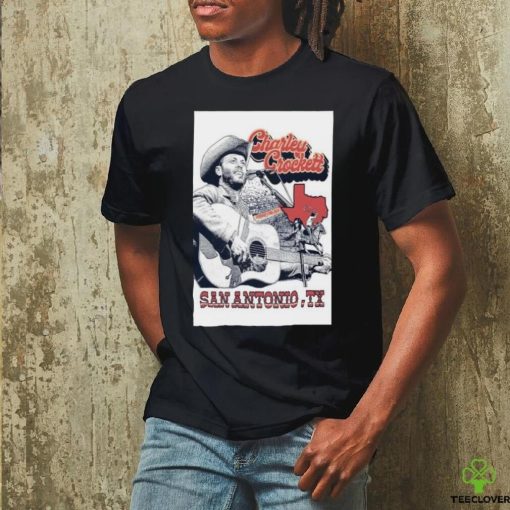 Charley Crockett San Antonio, Frost Bank Center 22 Feb 2024 poster shirt